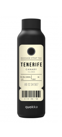 SOLID - JET BLACK 630 ML TENERIFE LABEL