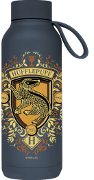 QUOKKA BOTELLA TERMO ACERO INOXIDABLE SOLID CON COLGADOR SLATE 510 ML HP HUFFLEPUFF