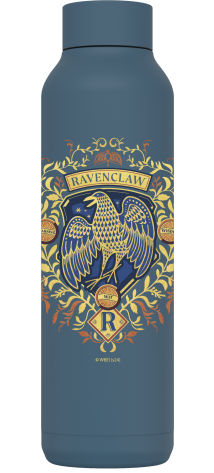 QUOKKA BOTELLA TERMO ACERO INOXIDABLE SOLID STONE BLUE 630 ML HP RAVENCLAW