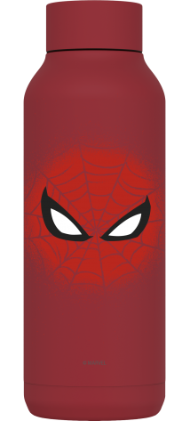 QUOKKA BOTELLA TERMO ACERO INOXIDABLE SOLID FIREBRICK RED 510 ML SPIDER-MAN