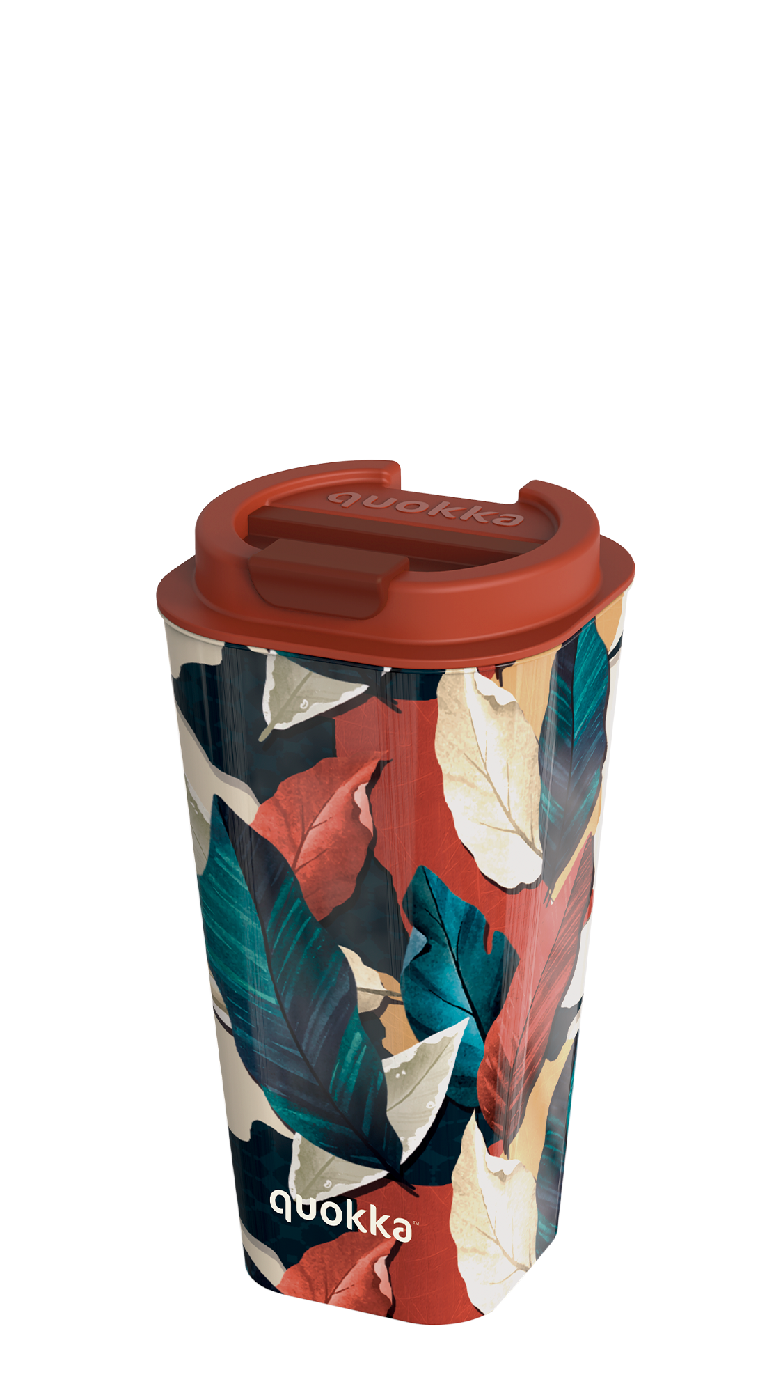 QUOKKA VASO CAFE DOBLE PARED PP FLUX AUTUMN FALL 450 ML