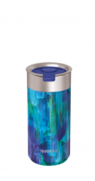 QUOKKA VASO CAFE TERMICO ACERO INOXIDABLE BOOST BLUE PAINT 400 ML