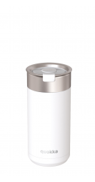 QUOKKA VASO CAFE TERMICO ACERO INOXIDABLE BOOST WHITE 400 ML