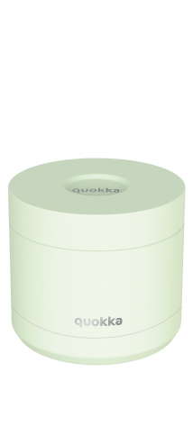 QUOKKA RECIPIENTE COMIDA TERMICO ACERO INOXIDABLE WHIM PASTEL GREEN 600 ML