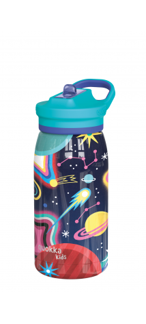 QUOKKA KIDS BOTELLA TERMO ACERO INOXIDABLE CON SIPPER POP SPACE 445 ML