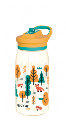 QUOKKA KIDS BOTELLA ECOZEN CON SIPPER GLOW FOREST 580 ML