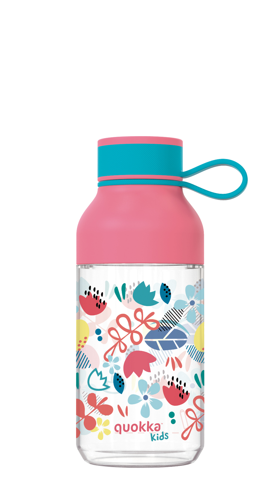 ICE KIDS WITH STRAP - FLOWERS 430 ML