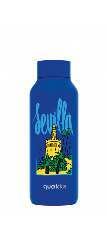 QUOKKA BOTELLA TERMO ACERO INOXIDABLE SOLID ULTRAMARINE 510 ML SEVILLA ART CUSTOM