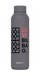 QUOKKA BOTELLA TERMO ACERO INOXIDABLE SOLID GREY 630 ML BILBAO LOVE CUSTOM