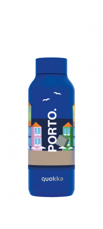 QUOKKA BOTELLA TERMO ACERO INOXIDABLE SOLID ULTRAMARINE 510 ML OPORTO LOVE CUSTOM