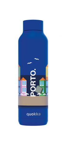 QUOKKA BOTELLA TERMO ACERO INOXIDABLE SOLID ULTRAMARINE 630 ML OPORTO LOVE CUSTOM