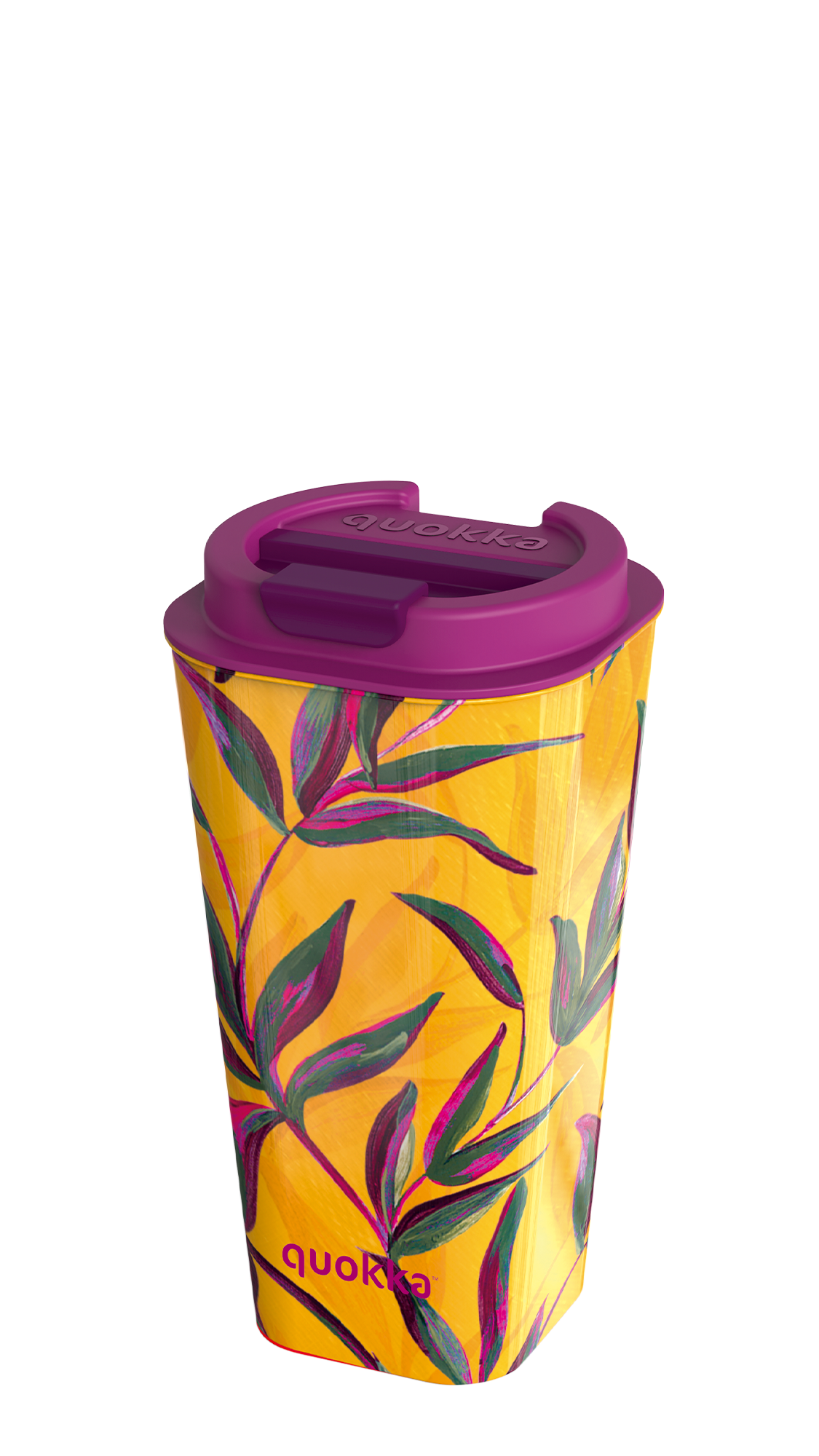 QUOKKA VASO CAFE DOBLE PARED PP FLUX SUN GARDEN 450 ML