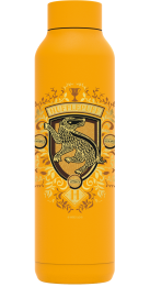 QUOKKA BOTELLA TERMO ACERO INOXIDABLE SOLID AMBER YELLOW 630 ML HP HUFFLEPUFF