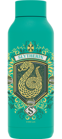 QUOKKA BOTELLA TERMO ACERO INOXIDABLE SOLID JADE GREEN 510 ML HP SLYTHERIN