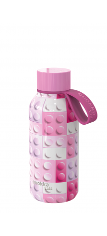 SOLID KIDS WITH STRAP - PINK BRICKS 330 ML