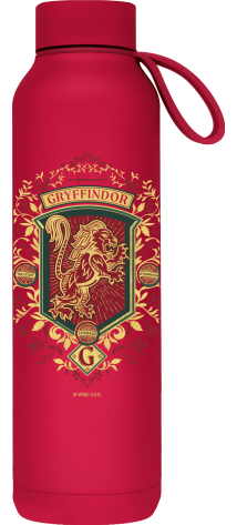 QUOKKA BOTELLA TERMO ACERO INOXIDABLE SOLID CON COLGADOR CHERRY RED 630 ML HP GRYFFINDOR