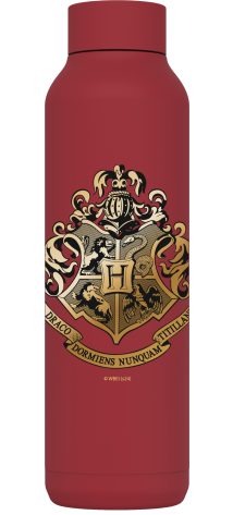 QUOKKA BOTELLA TERMO ACERO INOXIDABLE SOLID FIREBRICK RED 630 ML HP HOGWARTS