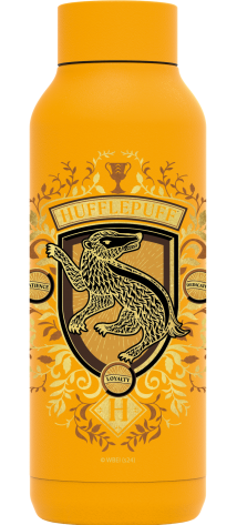 QUOKKA BOTELLA TERMO ACERO INOXIDABLE SOLID AMBER YELLOW 510 ML HP HUFFLEPUFF