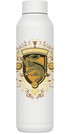 QUOKKA BOTELLA TERMO ACERO INOXIDABLE SOLID WHITE 630 ML HP HUFFLEPUFF