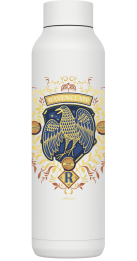 QUOKKA BOTELLA TERMO ACERO INOXIDABLE SOLID WHITE 630 ML HP RAVENCLAW