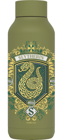 QUOKKA BOTELLA TERMO ACERO INOXIDABLE SOLID OLIVE GREEN 510 ML HP SLYTHERIN